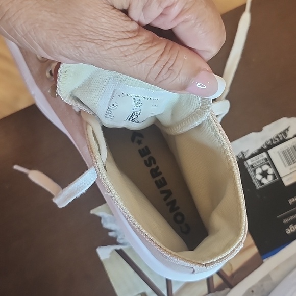 Converse Women's High-Top Sneakers - Light Gray - Picture 6 of 13